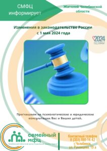 Read more about the article Что изменится с 1 мая 2024 года в законодательстве России